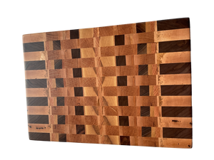 884 End Grain, Mixed Wood Board