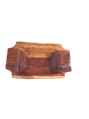 A 648 Hand Carved Cedar Bowl